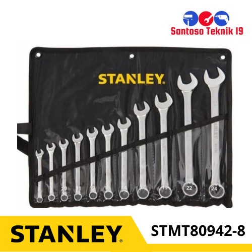 Stanley Combination Wrench Set 11 Pcs Kunci Ring Pas Set