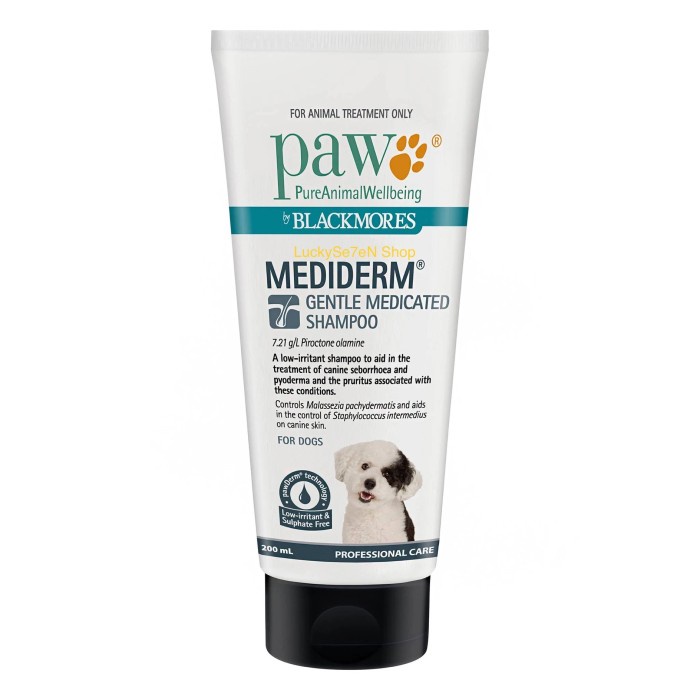 Shampoo Hewan - Blackmores Paw Mediderm Gentle Medicated Dog Shampoo Anjing Gatal
