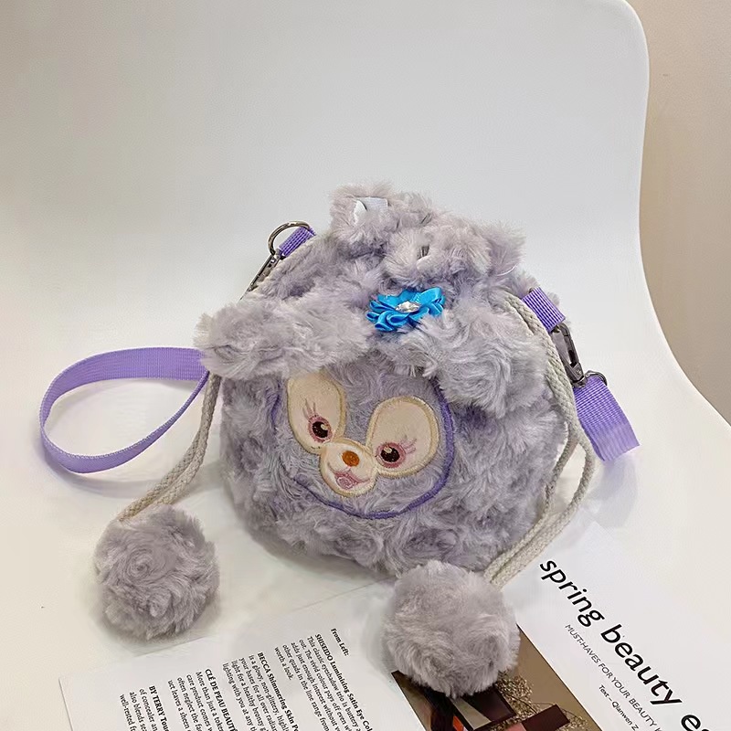 (COD)Tas Selempang Sling Bag  Wanita Fashion Motif Kartun Karakter Hewan Kelinci beruang Anak &amp; Dewasa