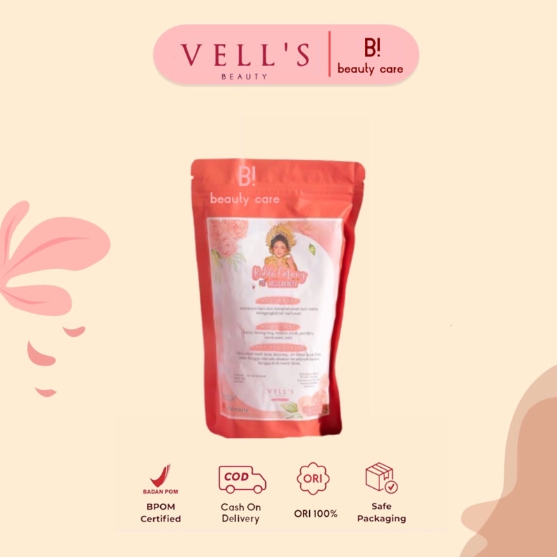 [READY SIAP KIRIM] Lulur Bedda Lotong Vells Beauty ORIGINAL 100 %