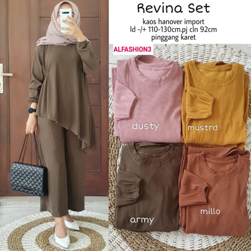 REVINA SET ORIGINAL PRODUK BY ALFASHION