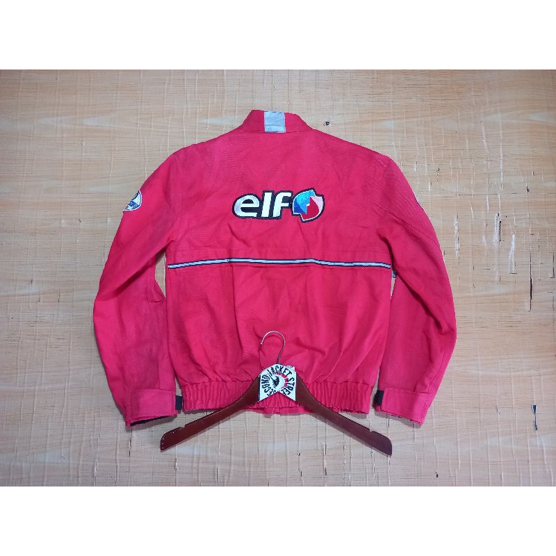 Jaket motor vintage elf not kushitani yellow corn nankai taichi kiss simpson yamaha suzuki honda kaw