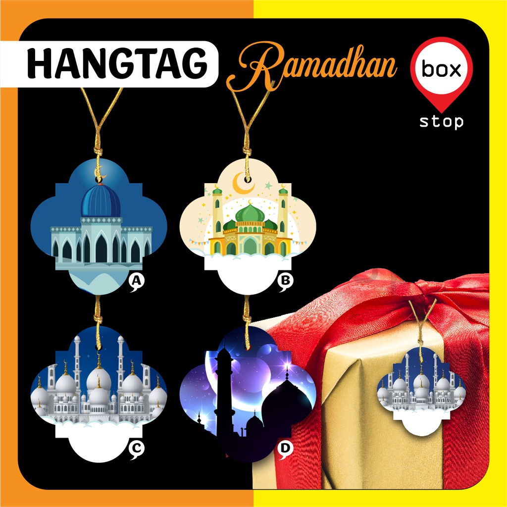 

Hangtag - Hang Tag - Aksesoris Lebaran Idul FItri isi (40 pcs) - HTL3