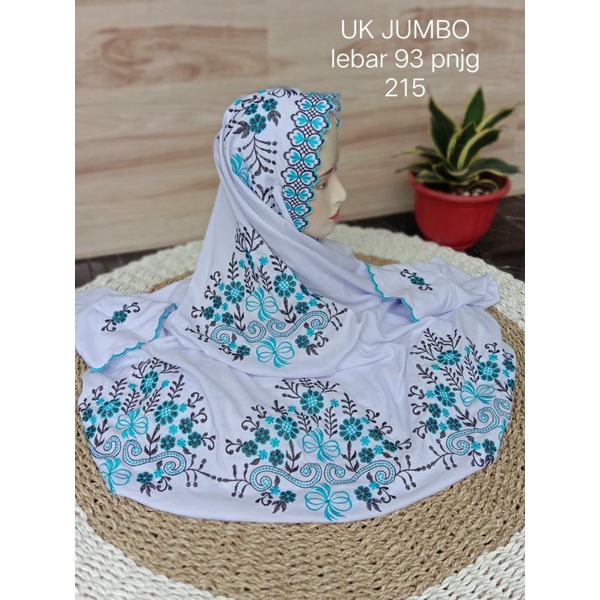 MUKENA LAJUR BORDIR TERMUARAH | MUKENA POLINO SUPER GRADE AA