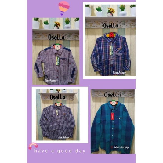 Kemeja anak laki laki osella kids/osella