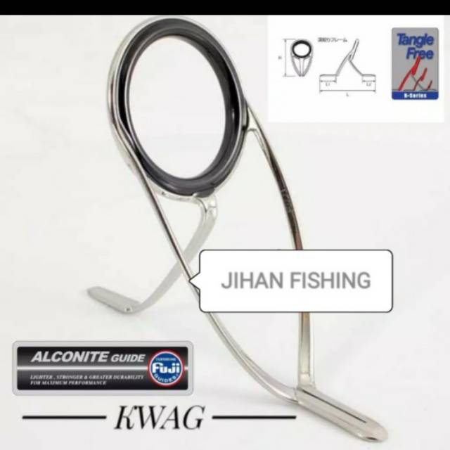 RING GUIDE FUJI K - SERIES KWAG - CROME SIZE 30