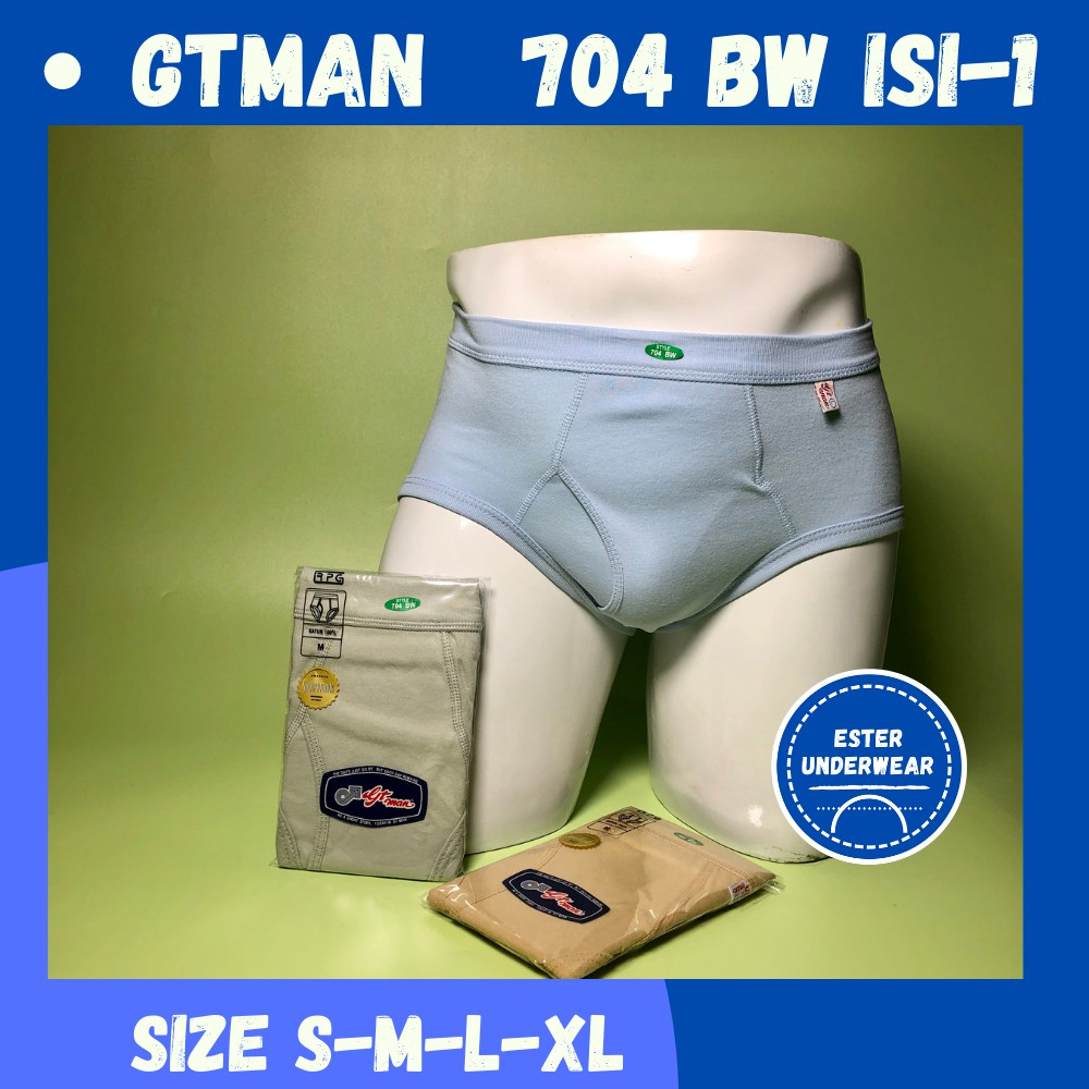 GTMAN Celana Dalam Pria Dewasa 704BW ISI-1Pcs