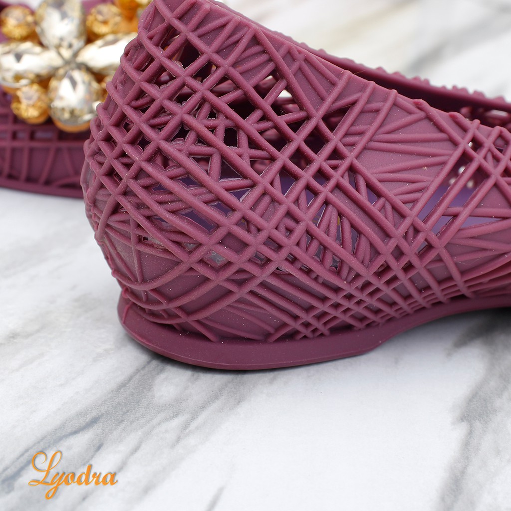 Yodra / Lyodra Paytonn Flat Jelly Shoes Import LDR210 Real Pict