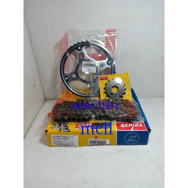 GEAR SET SONIC 150 R MEREK ASPIRA