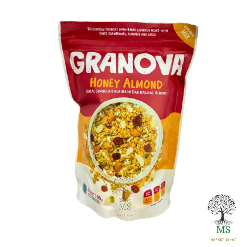 

Granova Honey Almond Granola - 100g | Sereal Granola