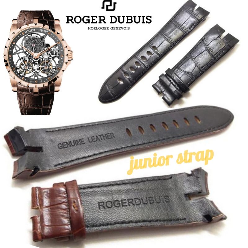 ROGER DUBUIS kulit asli size 26mm