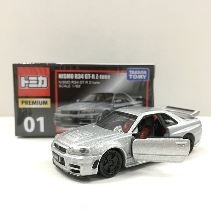 Diecast Tomica Premium 01 Nissan Skyline Nismo R34 Gtr Z Tune 1 64 Shopee Indonesia