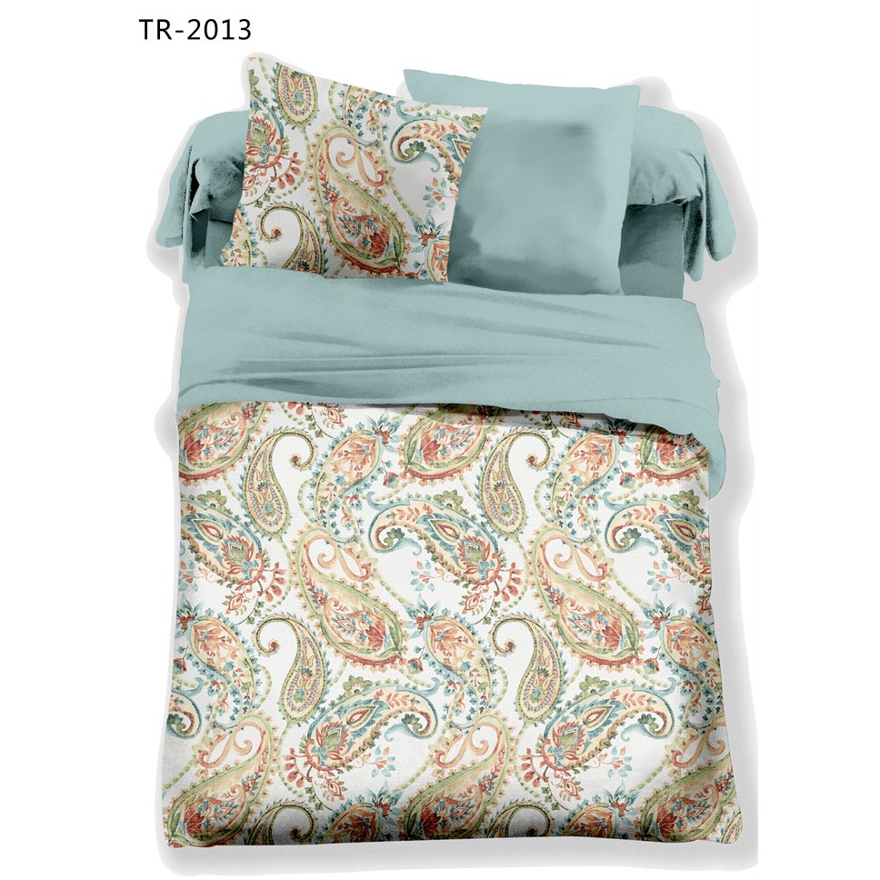 Pantone Layla Bedsheet/Sprei Set Sarung Bantal & Sarung Guling