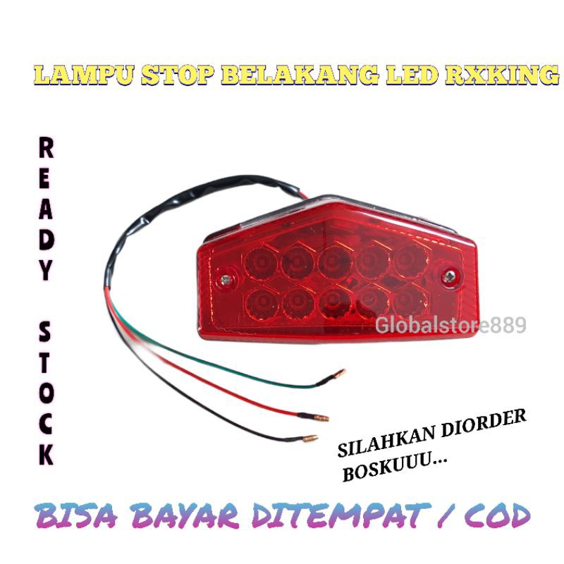 LAMPU STOP BELAKANG LED RX KING LAMPU BELAKANG RX KING