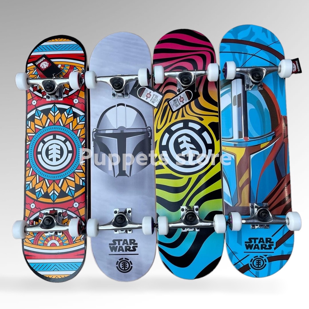 ELEMENT complete beginners factory set Skateboard original pemula