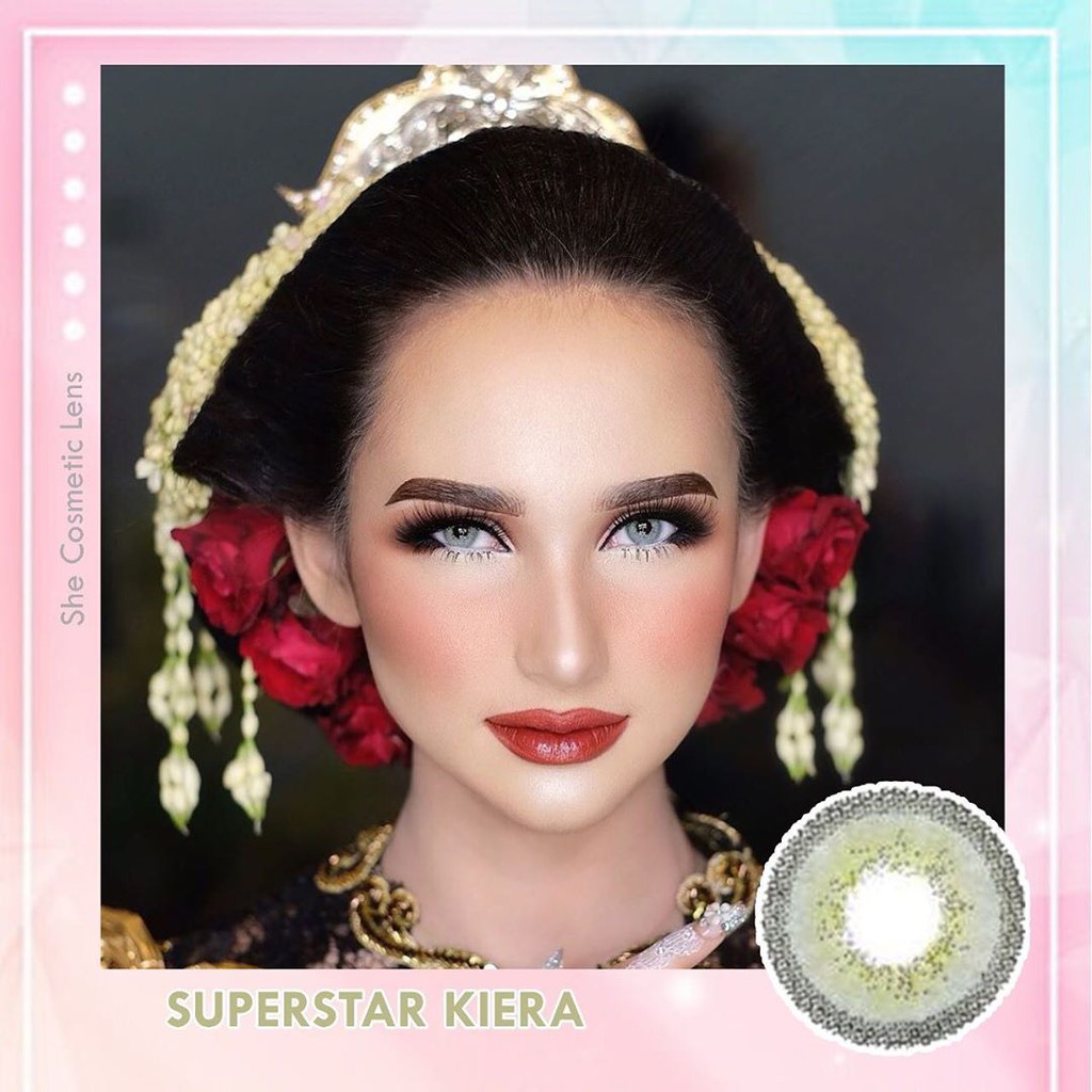 Superstar Kiera softlens warna bulanan