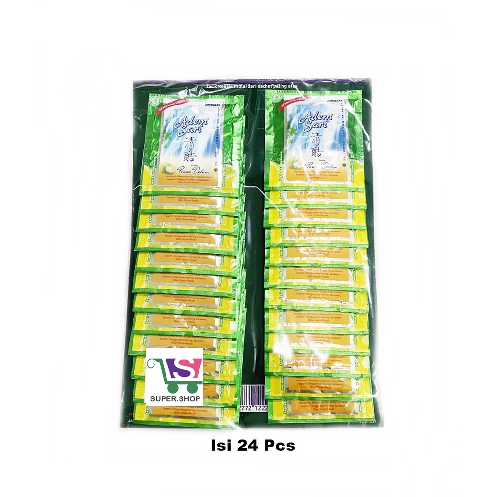 Adem Sari Hanger Pereda Panas Dalam (isi 24 sachet)