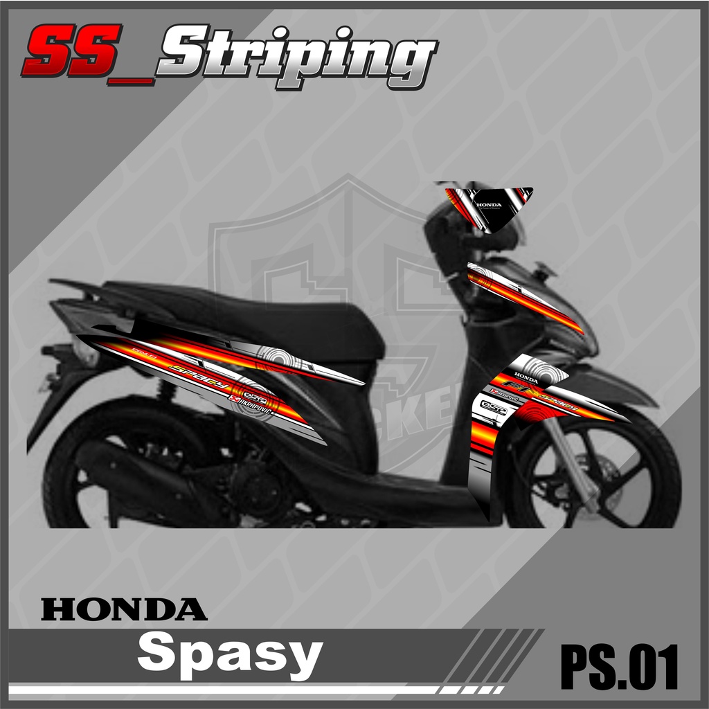 Sticker Striping List Variasi Honda Spacy - Striping Spacy. PS.001