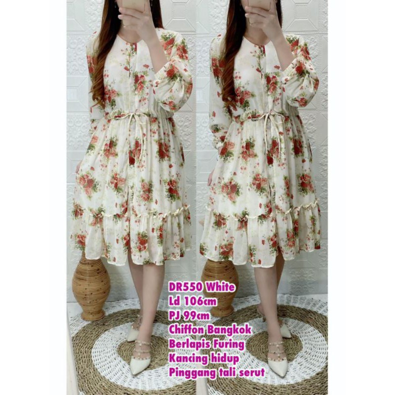 550 Dres Bunga Sifon