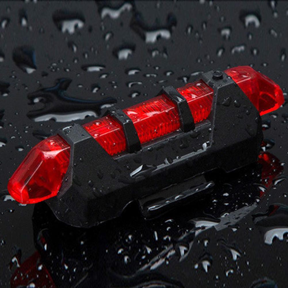 MOJITO USB Rechargeable LED Bicycle Taillight Waterproof Bike Rear Warning Lamp