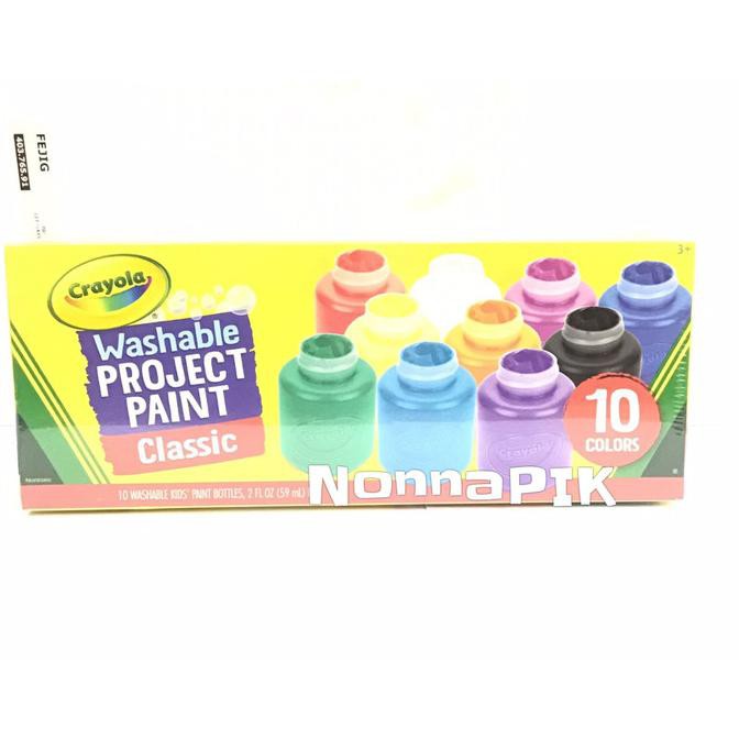 

New! Crayola Washable Kids Paint 10 Ct Murah