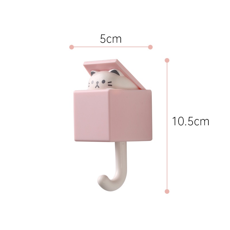 [Creative and Cute Animal Fun Hooks] [Wall Mounted No-punch Kitchen Storage Hooks] [Key &amp; Coat Storage Rack , Bathroom Towel Rack] [Home Decor Wall Hooks]