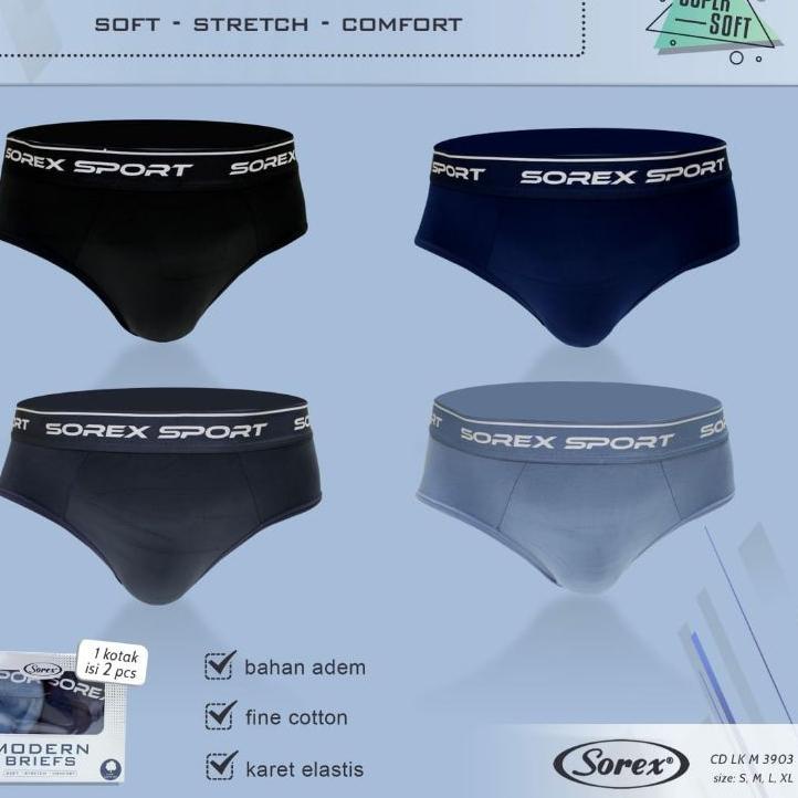 ✺ CD sorex Celana Dalam Pria SOREX SPORT CD pria 3903 ✪