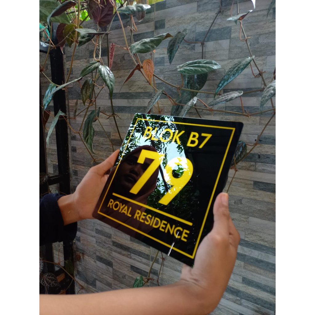 Custom Nomor Rumah Papan Alamat Nomer Perumahan PREMIUM SERIES