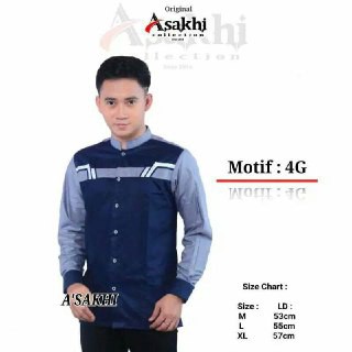 Baju Koko Pria Bahan Katun
