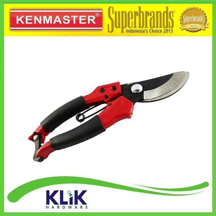 Kenmaster Gunting Dahan Ranting Stek Bunga Taman Pruning Shears K800 Garden Tool K-800