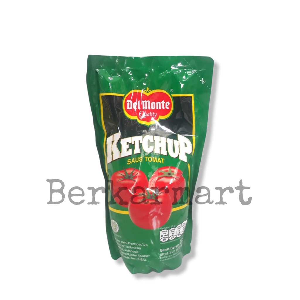 Del Monte Ketchup Pouch 1 kg Saus Tomat Delmonte