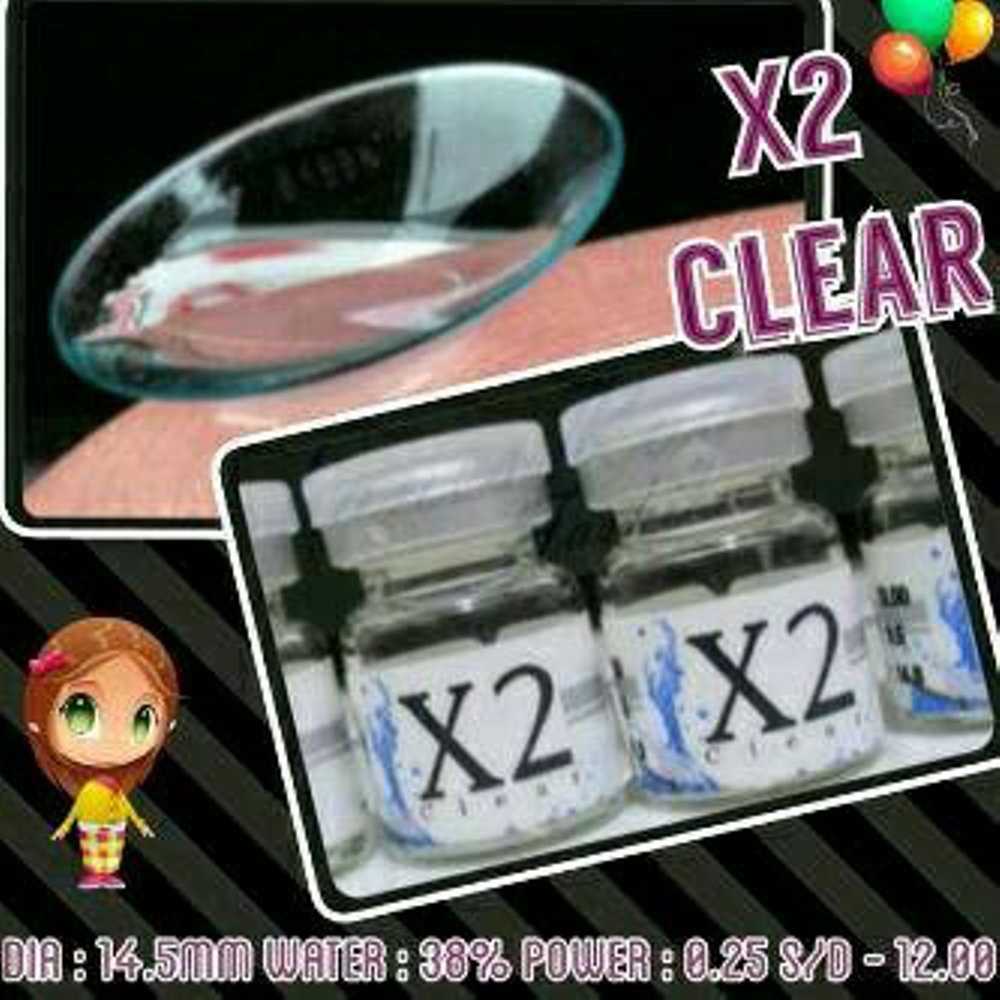 

softlens x2 CLEAR KHUSUS MINUS 10 00 20 00