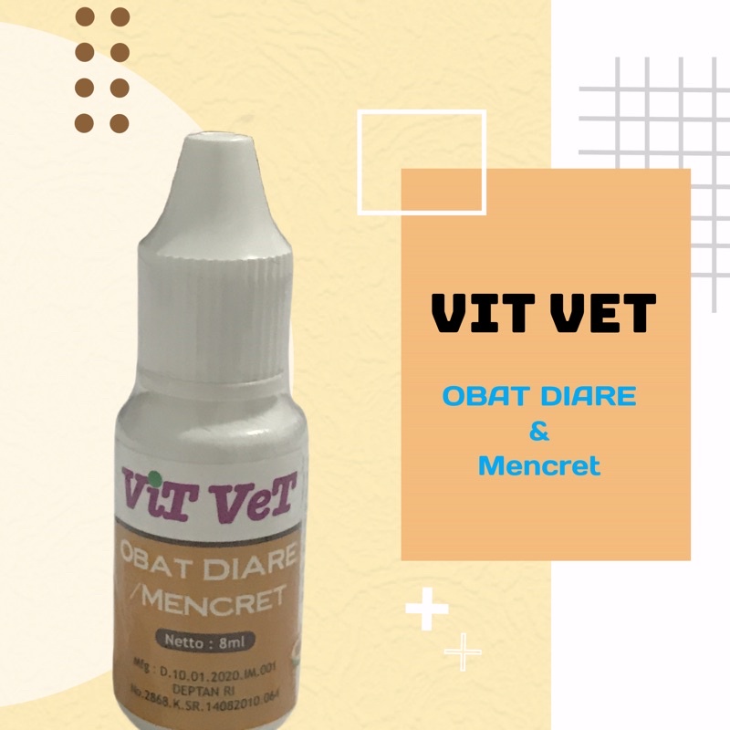 VIT VET OBAT DIARE DAN MENCRET UNTUK KUCING