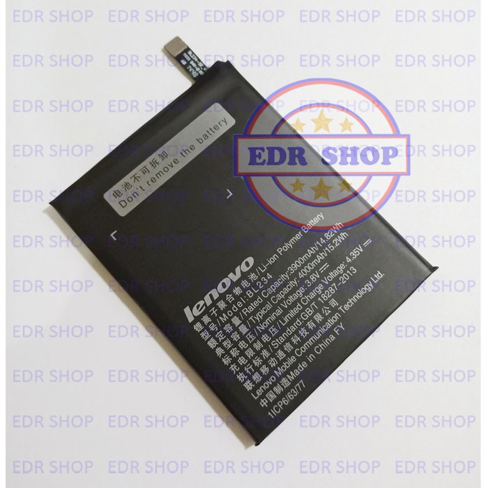 Batre Lenovo Vibe P1m P1ma40 Bl234 Battery Batu Baterai Original Shopee Indonesia