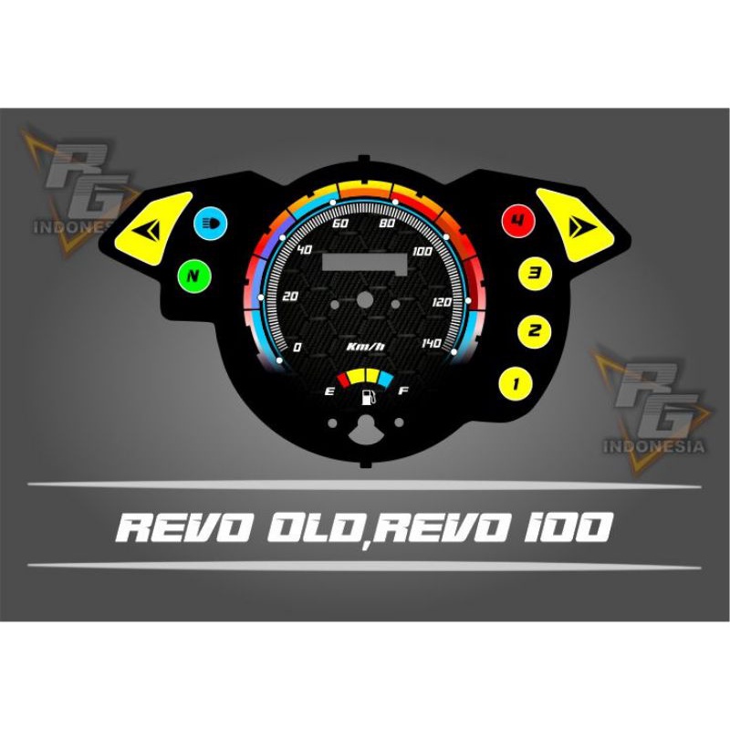 Papan speedometer Revo old panel spidometer custom Revo old Revo 100
