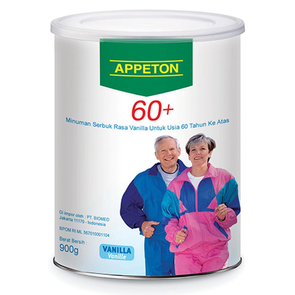 

Murah Meriah!! Appeton 60+ 900Gr Vanilla (Susu Nutrisi Lansia)