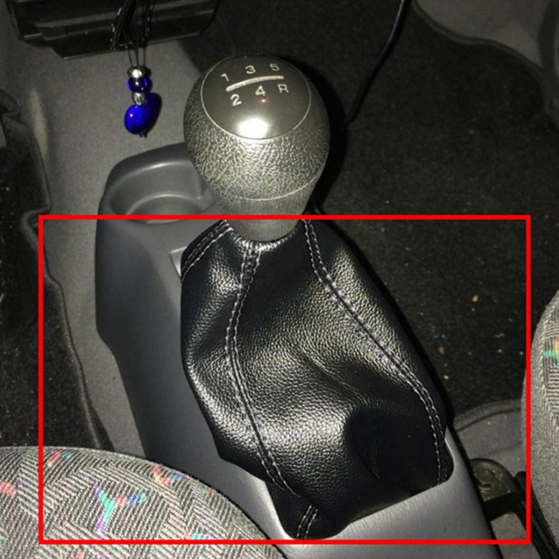 15mm Cover Tuas Perseneling Mobil Manual Bahan PU
