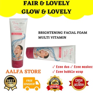 Jual FAIR AND LOVELY GLOW AND LOVELY FACIAL FOAM SABUN CUCI MUKA 100 GR