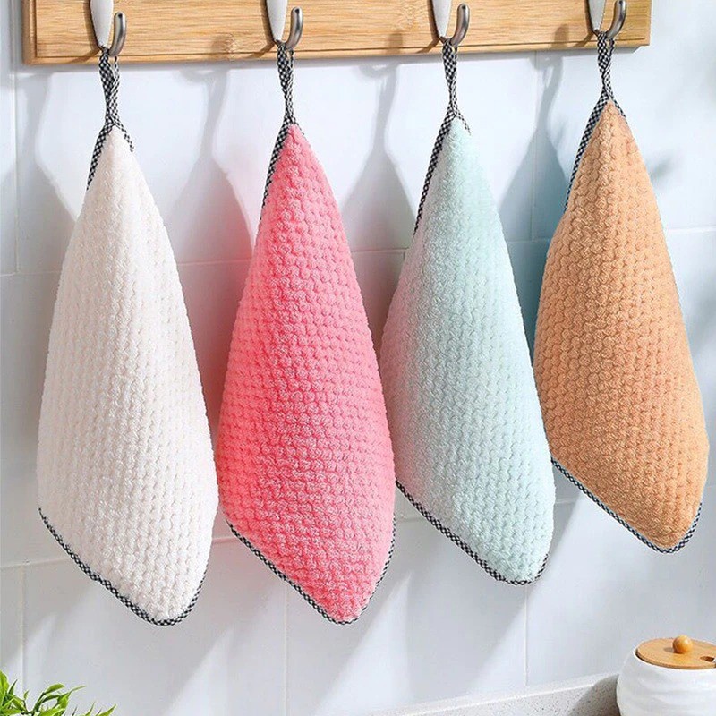 Handuk Dapur Serbaguna Kain Lap Anti Panas 5PCS - G20 - Multi-Color