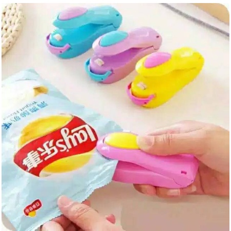 Mini Hand Sealer Elektrik Alat Press Plastik Perekat Plastik Snack Elektric Sealer Plastic