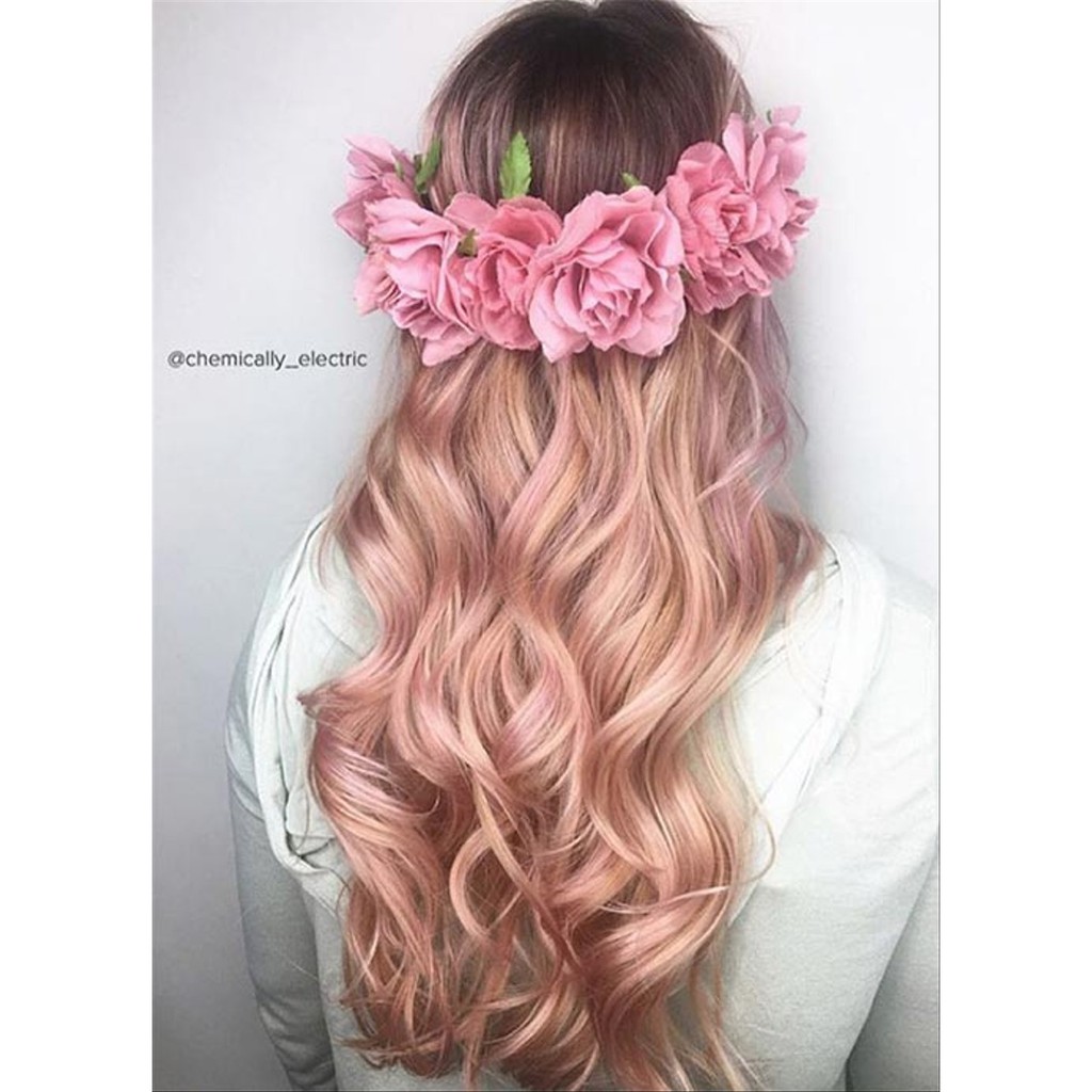 PIAOBISI 11.6 PINK GOLDEN BLONDE color cream / pewarna cat rambut