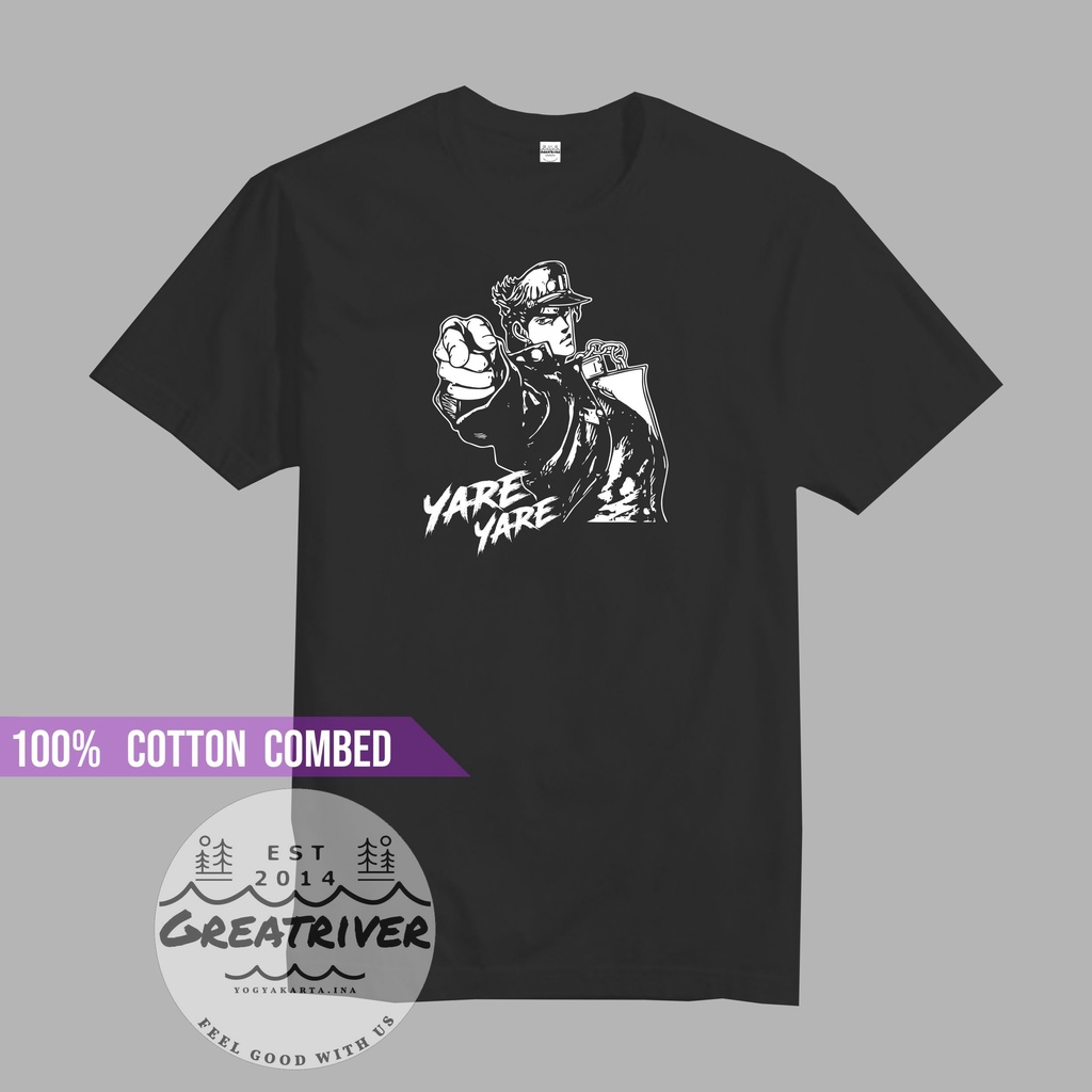 kaos distro jojo yare yare jojo's bizarre advanture anime