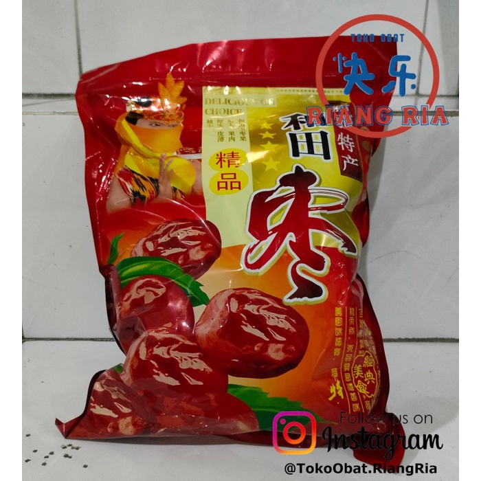 

Angco Ang co Hong zao Red Dates Kurma Xin Jiang ukuran besar - 500gr