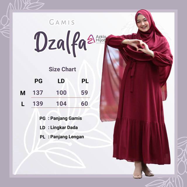 Gamis dzalfa ceruty ultimate ori azkia hijab