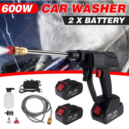 Cordless portable high pressure cleaning gun car electric car washing machine garden sprayer