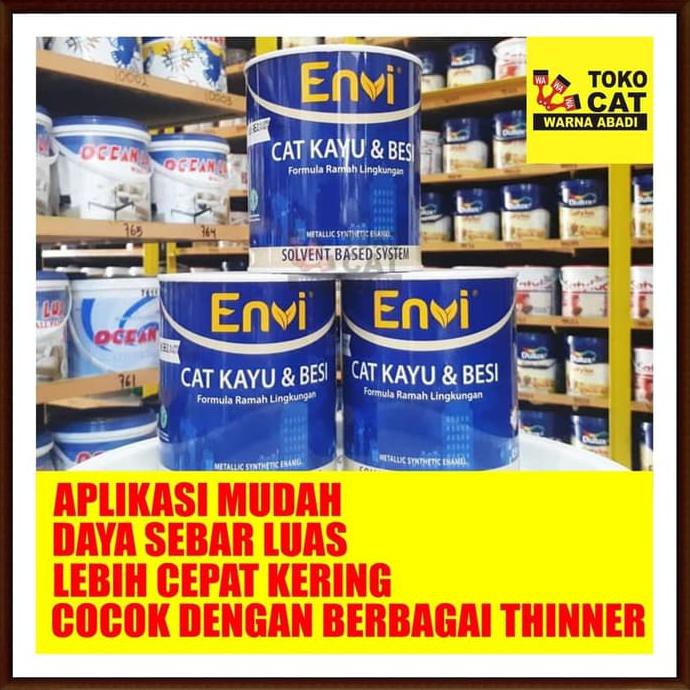 

CAT MINYAK ENVI 0,9 LITER PALING MURAH