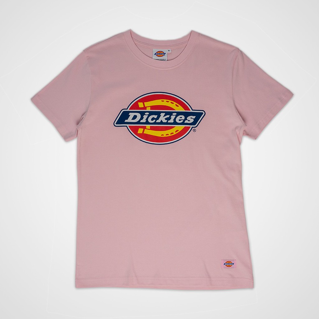 TSHIRT DICKIES LOGO PINK