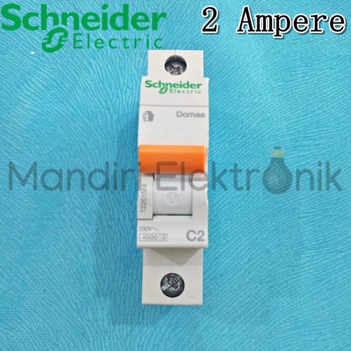 MCB Schneider Domae 1P 2A, 4A, 6A, 10A, 16A, 20A, 32A, 40A 1 Phase MCB SNI