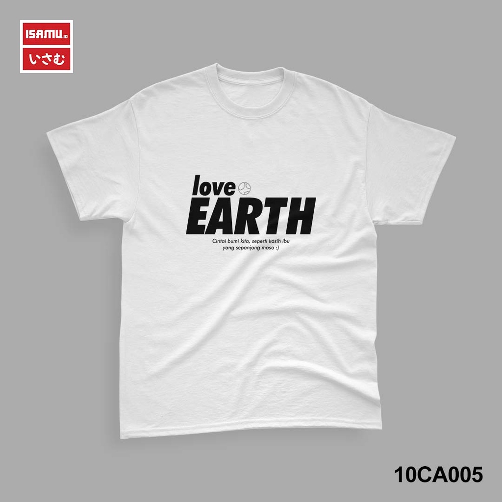 Isamu - T-Shirt Edisi Quotes | White - 10CA005