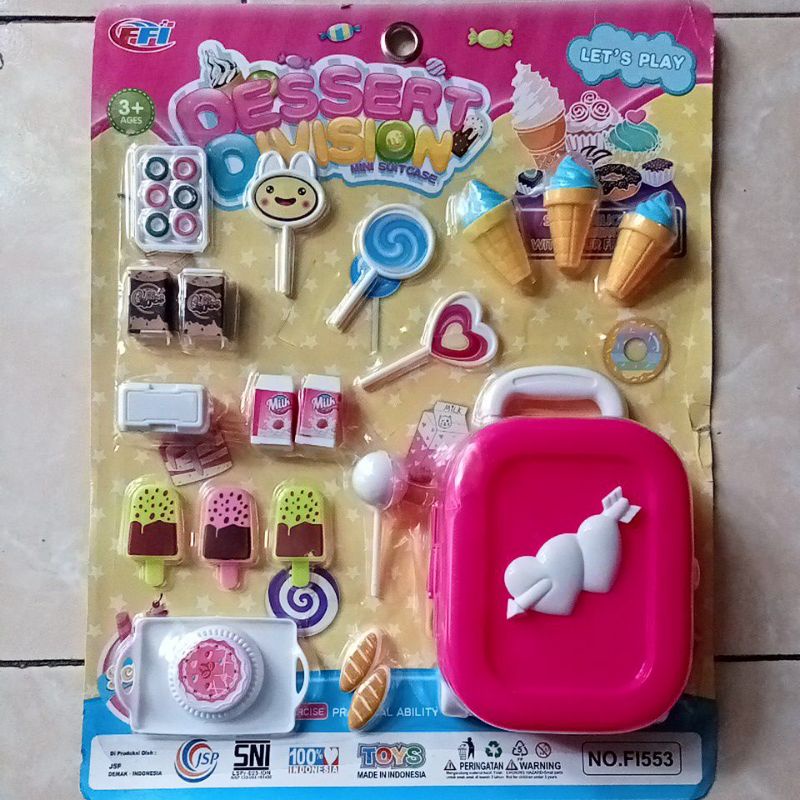 FI 553 - Mainan Koper Case Ice cream FI553